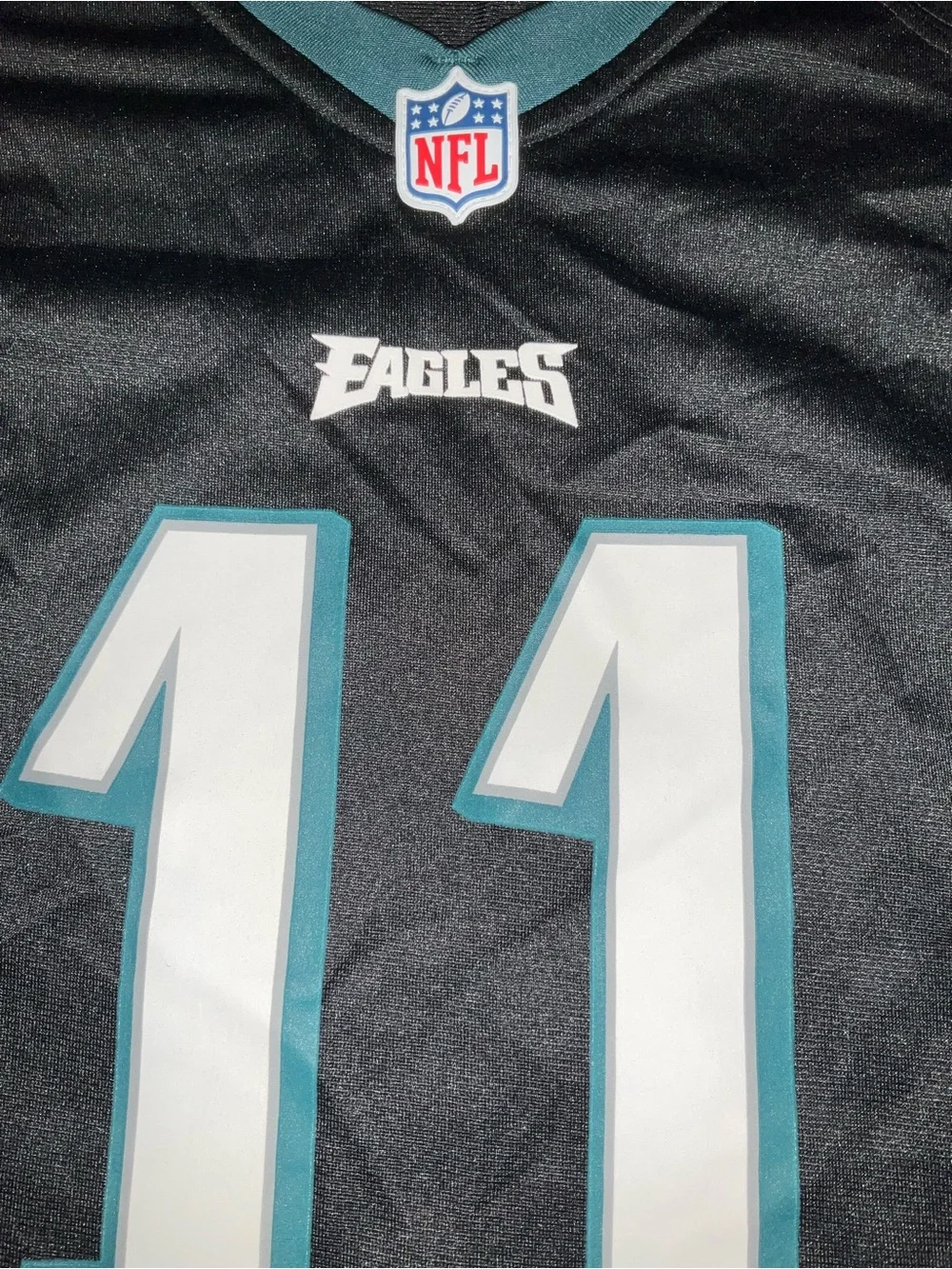 Nike Philadelphia Eagles #11 Carsten Wentz Kids Jersey - Black and Green